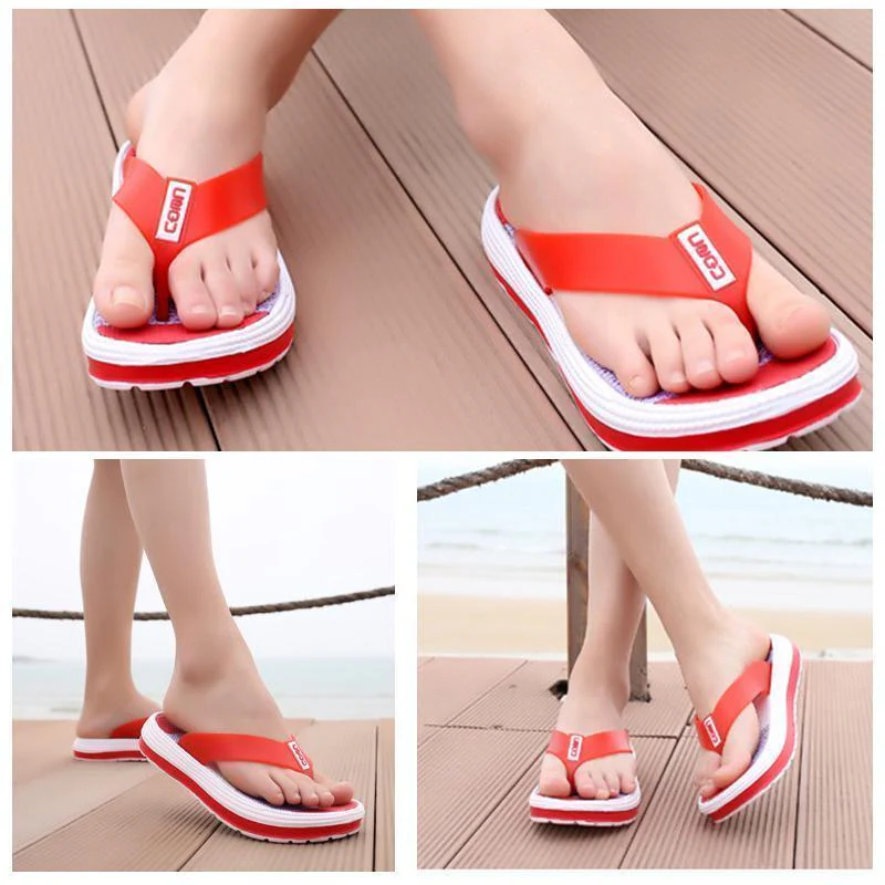 Women Soft Rainbow Flip-Flops Slippers - Image 11