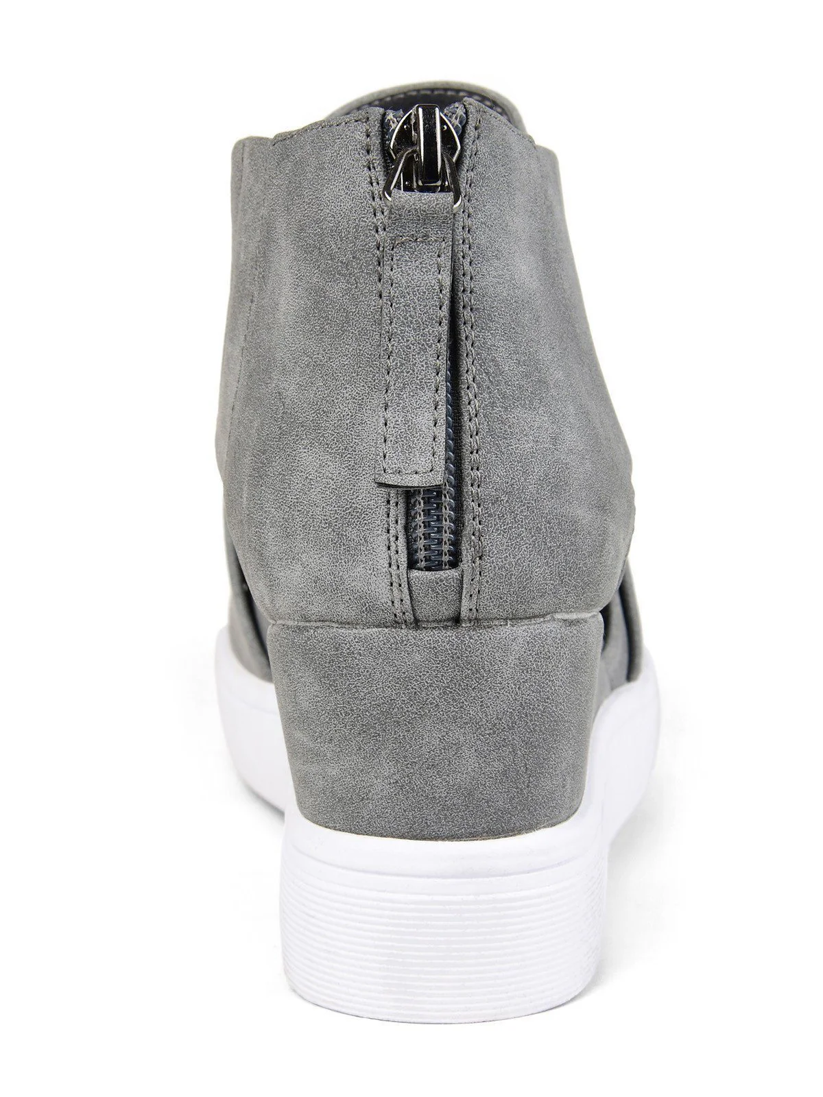 Women Spring Cut Out Ankle Boots Wedge Sneakers Plus Size Shoes - Image 15