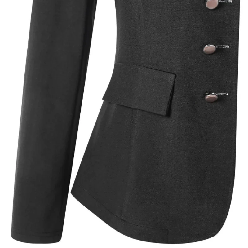 Women Warm Vintage Tailcoat Jacket Overcoat - Image 9