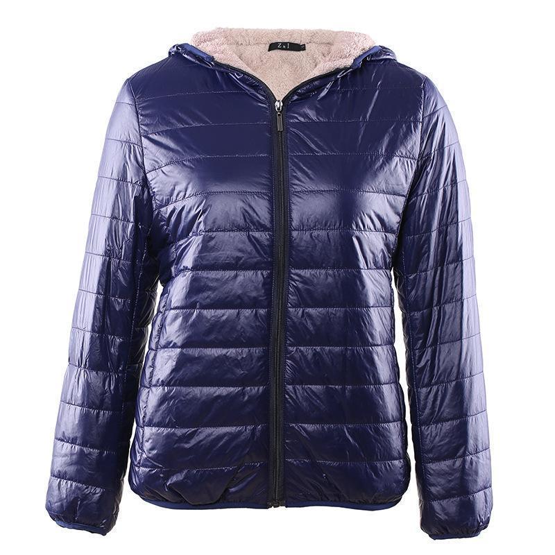 Women Zipper Fleece Basic Jackets Coat - Image 3