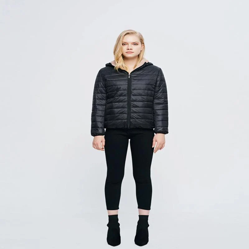 Women Zipper Fleece Basic Jackets Coat - Image 6