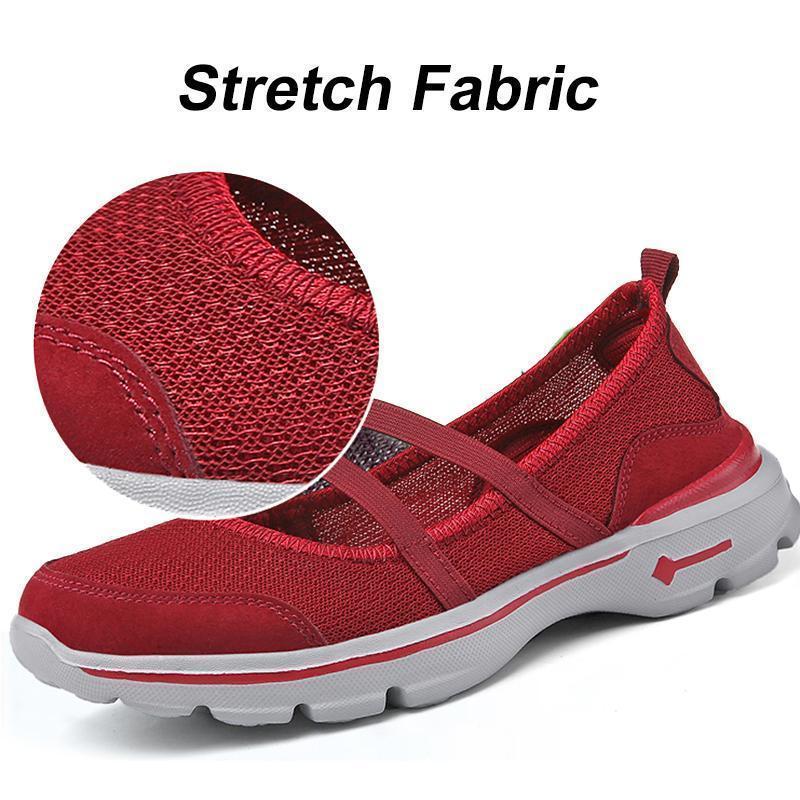 Women's breathable mesh flat shoes - Image 3