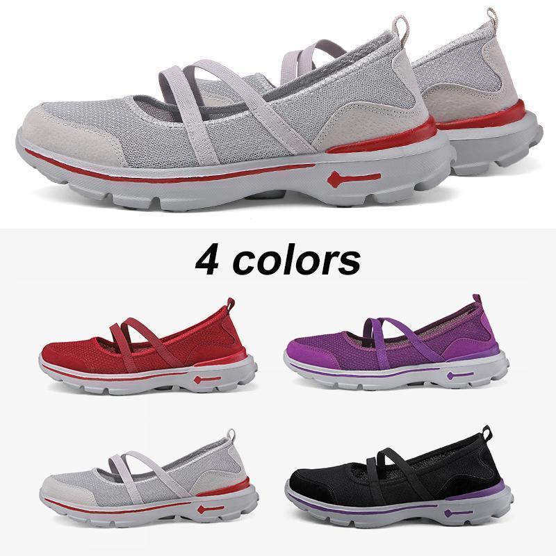 Women's breathable mesh flat shoes - Image 4