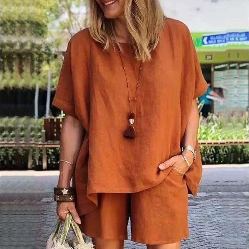 Women's Casual T-shirt Set - Image 17