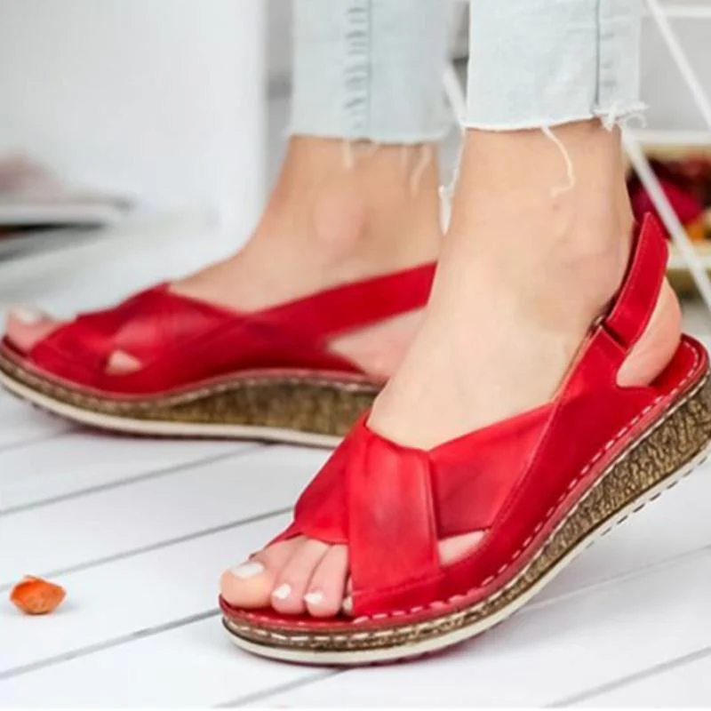Women's Comfortable Open Toe Summer Sandals - Image 4