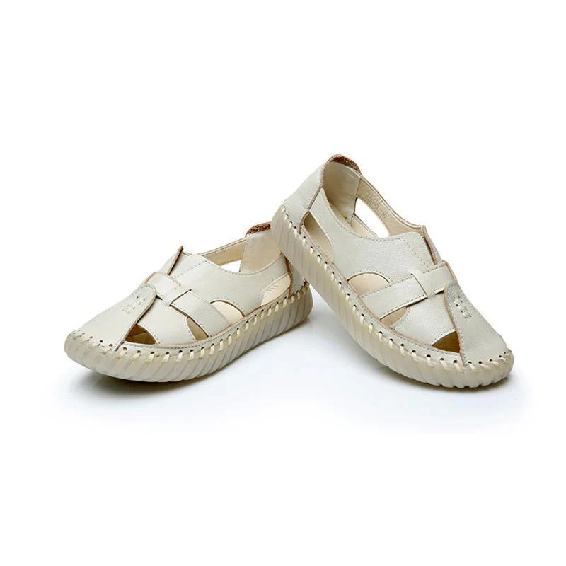 Women's handmade leather sandals with soft bottom - Image 3