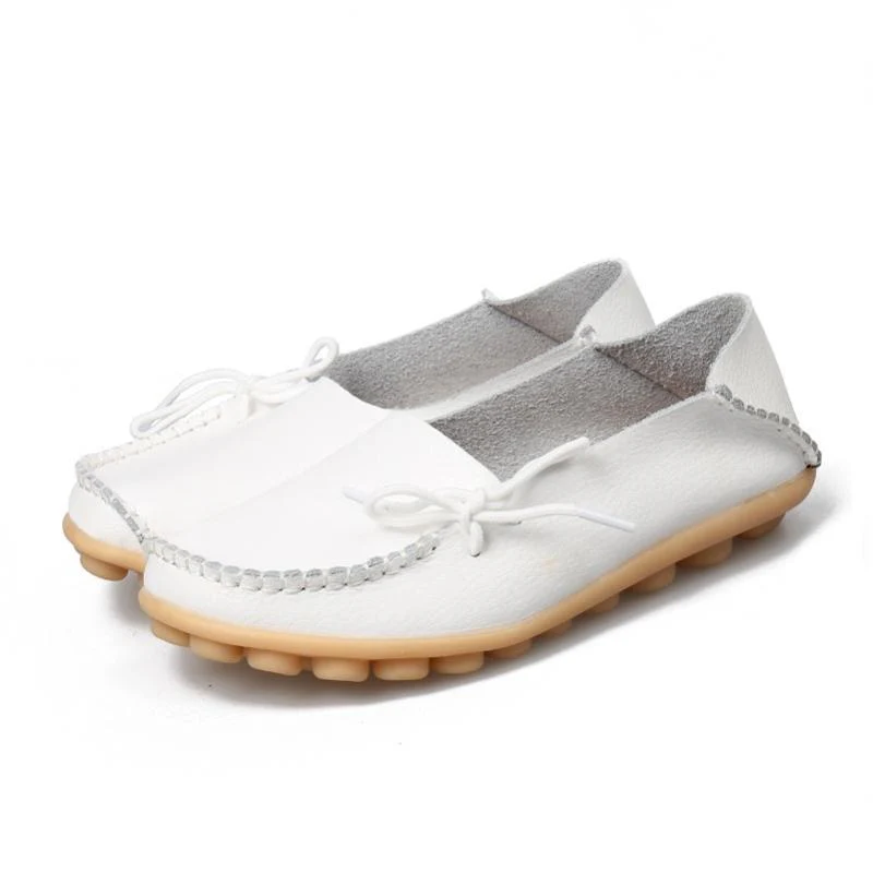 Women's Leather Loafers Moccasins - Image 10