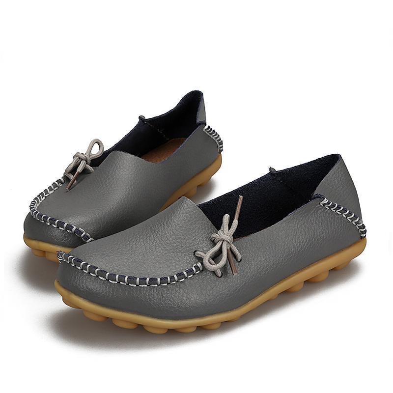 Women's Leather Loafers Moccasins - Image 11