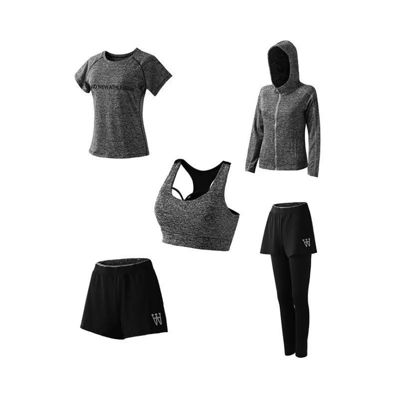 Women's Quick Dry Sportsuit Set Of 5PCs - Image 11