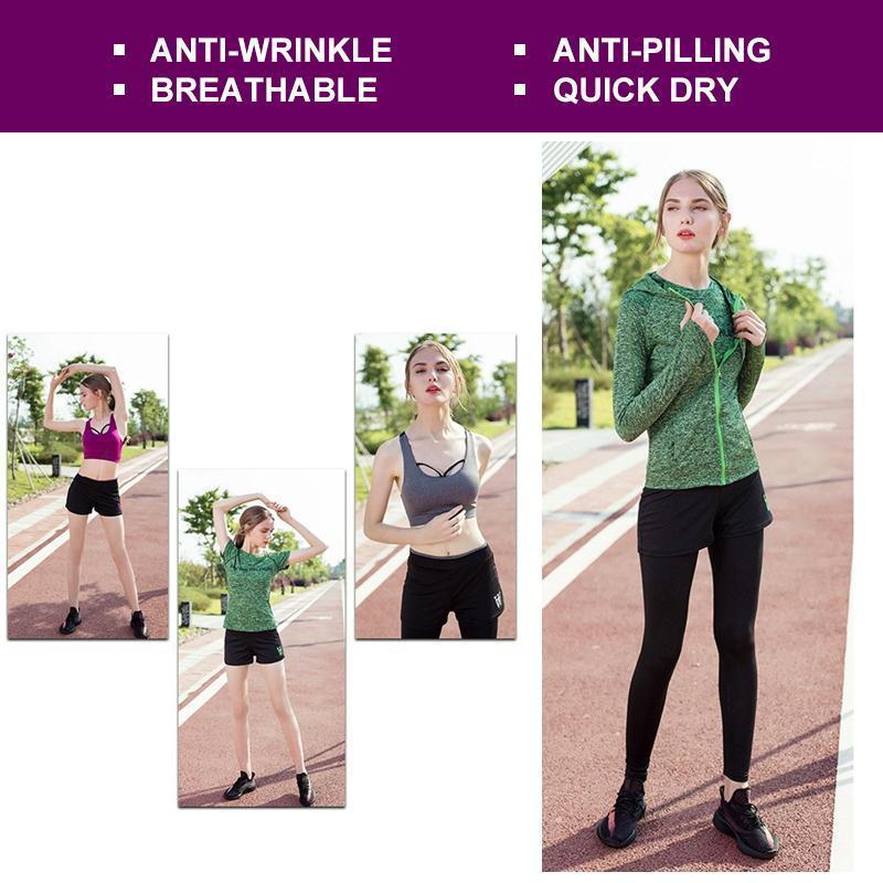 Women's Quick Dry Sportsuit Set Of 5PCs - Image 3