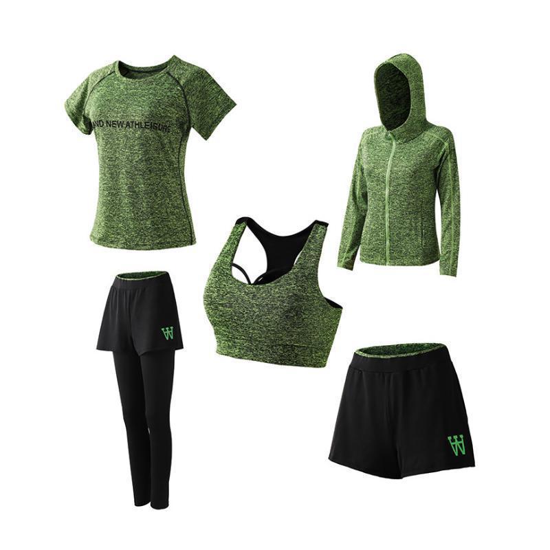 Women's Quick Dry Sportsuit Set Of 5PCs - Image 9