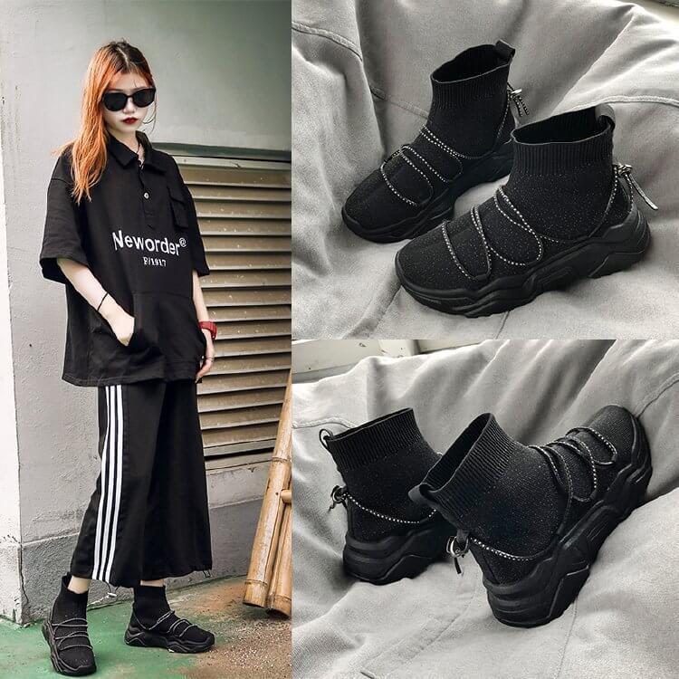 Women's reflective sneakers - Image 3