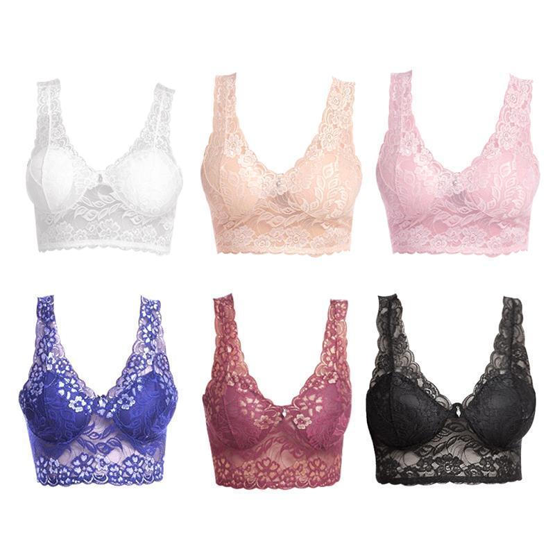 Women's Seamless Sports Lace Bra - Image 2