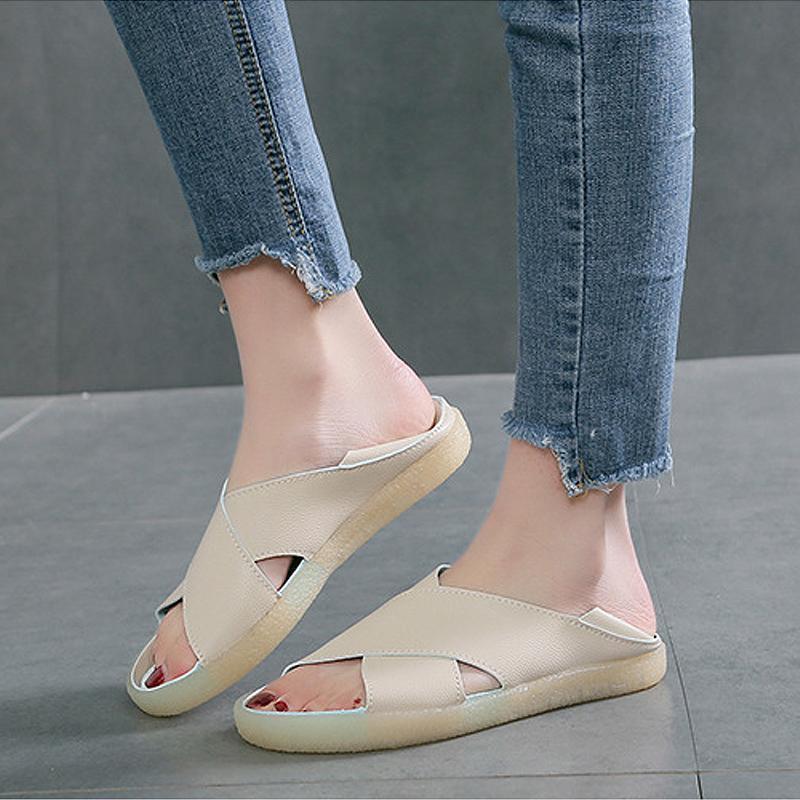 Women's soft bottom shoes in solid color - Image 8