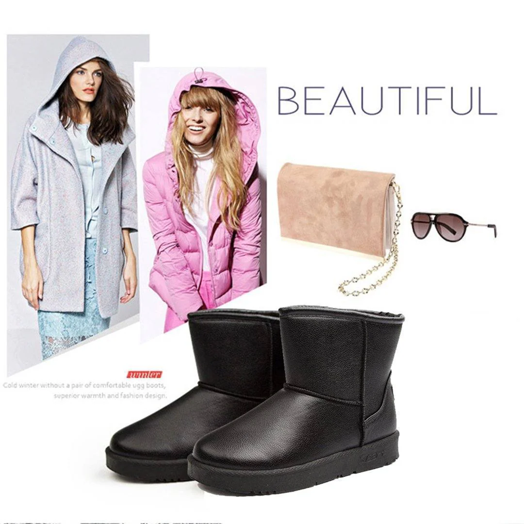 Women's Velvet Thick Snow Boots - Image 3