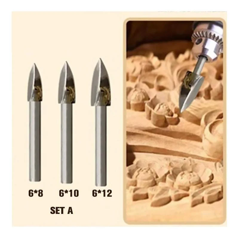 Wood Carving & Engraving Drill Bit Set - Image 4