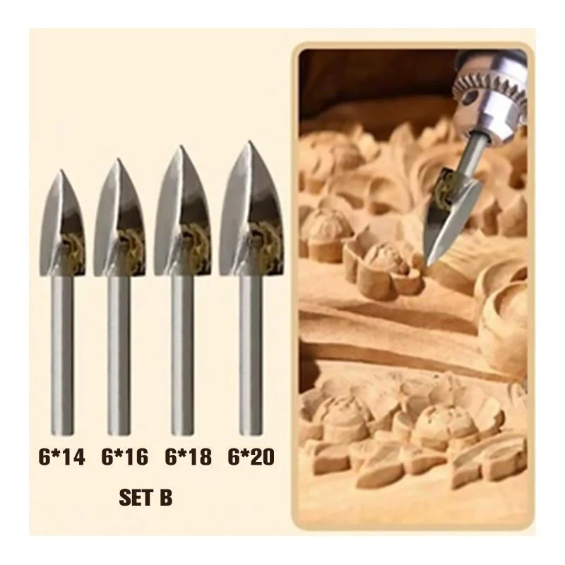 Wood Carving & Engraving Drill Bit Set - Image 5