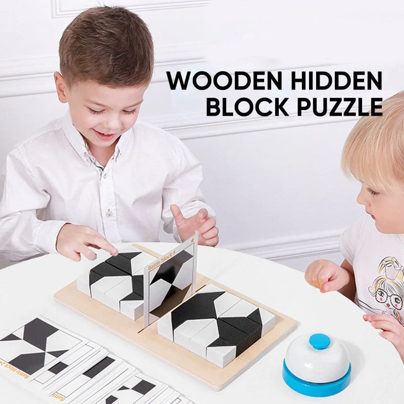 Wooden Hidden Block Puzzle - Image 3