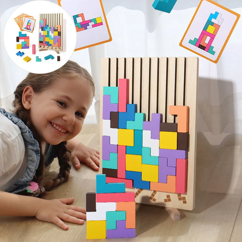 Wooden Stacking Puzzle Toy
