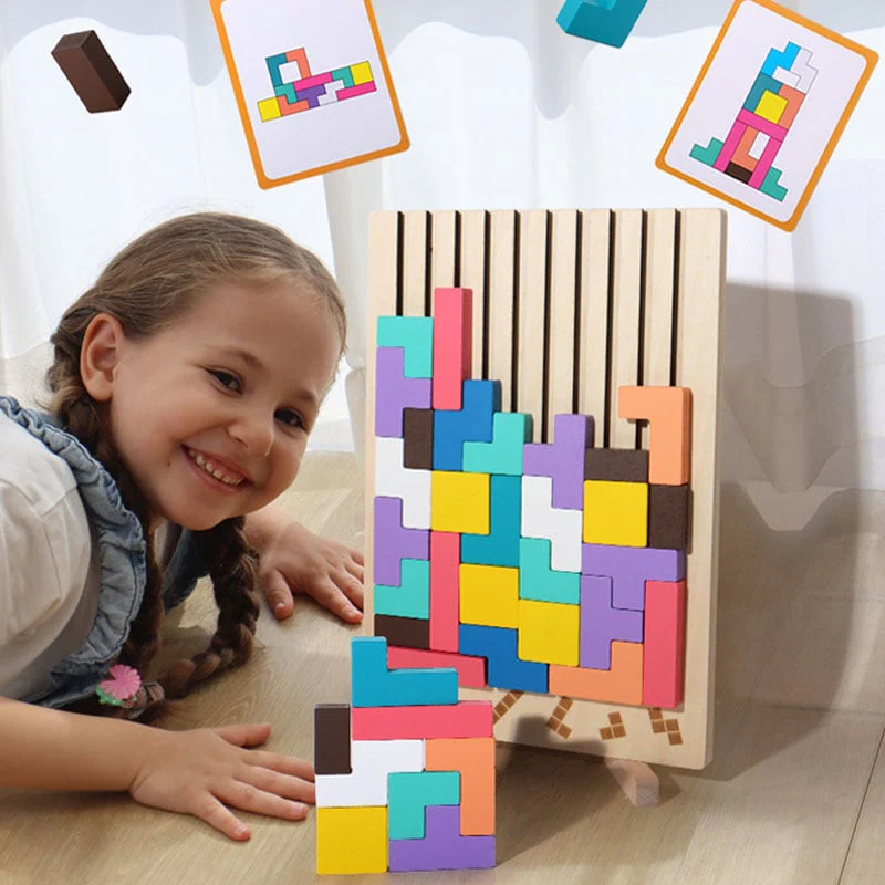 Wooden Stacking Puzzle Toy - Image 12