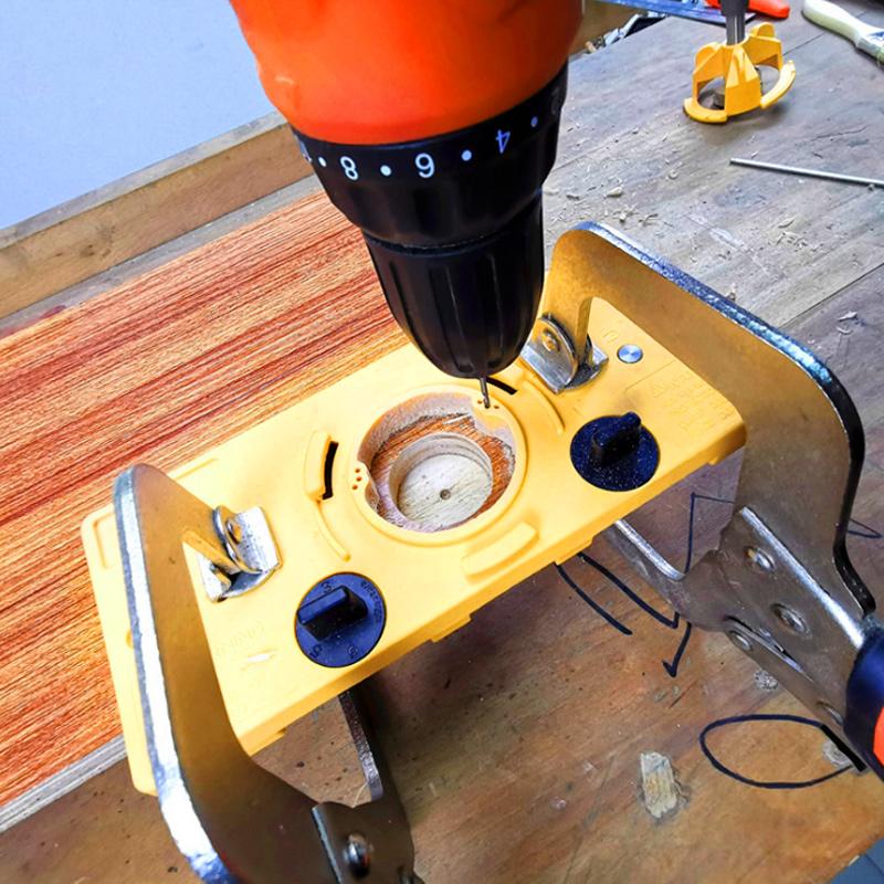 Woodworking 35mm Hinge Hole Jig Guide - Image 2