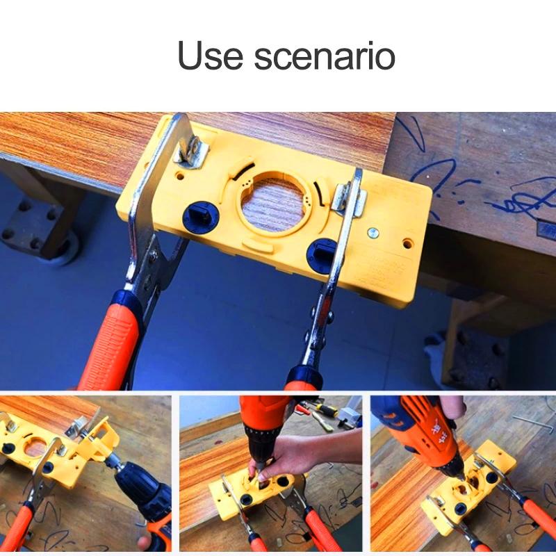 Woodworking 35mm Hinge Hole Jig Guide - Image 8