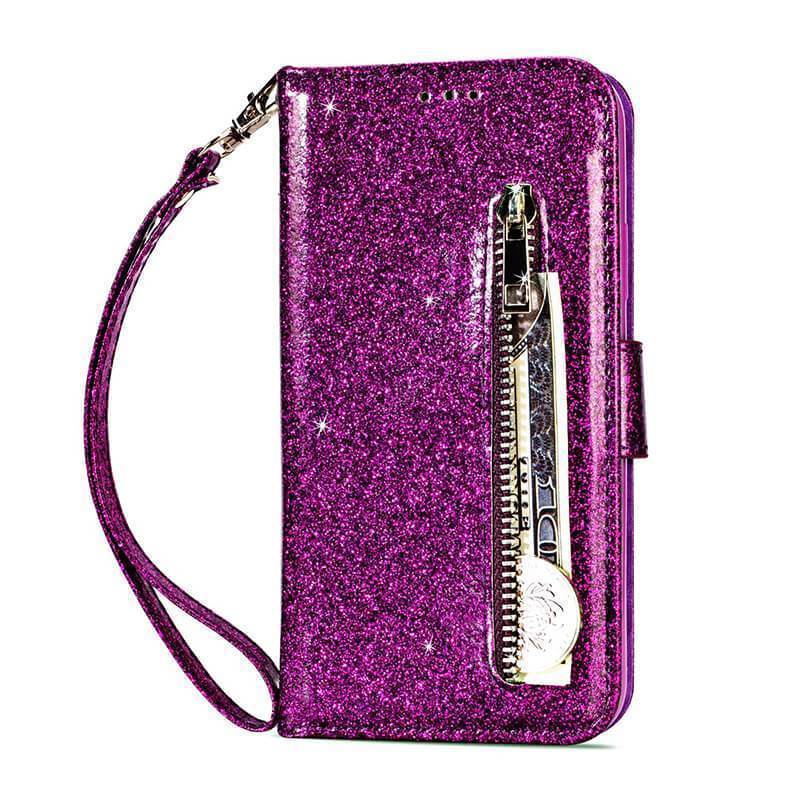 Zipper Wallet PU Leather phone Case - Image 3