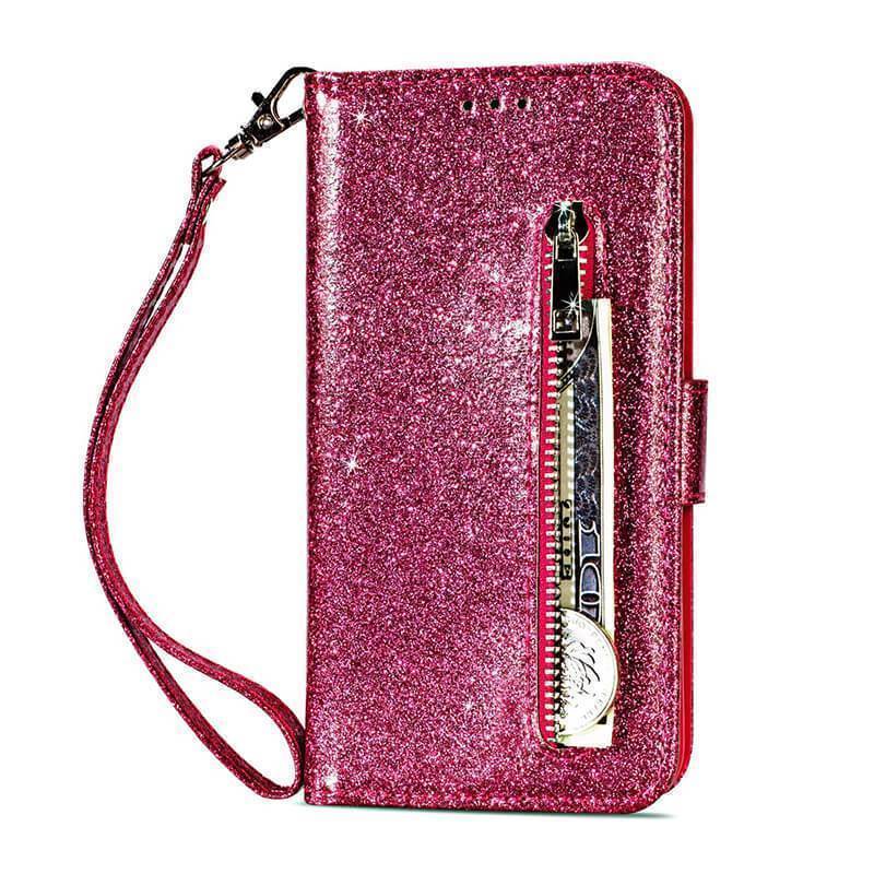 Zipper Wallet PU Leather phone Case - Image 5