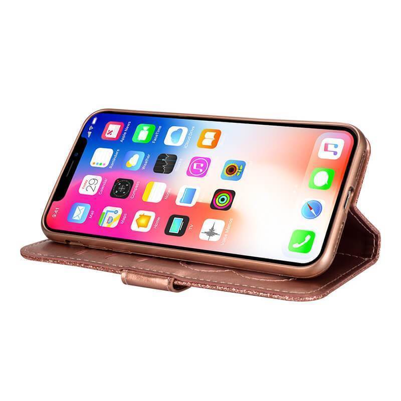 Zipper Wallet PU Leather phone Case - Image 7